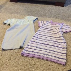 2 toddler sweater dress short sleeve